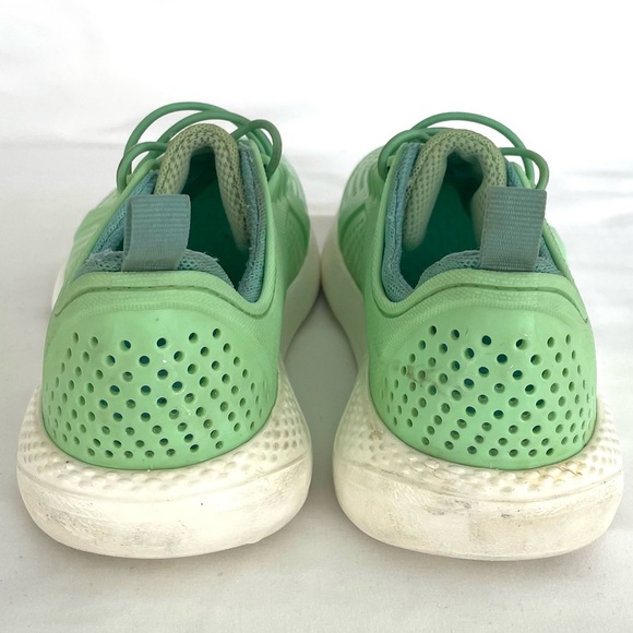 Crocs Literide Pacer K Girls US Size J2 Mint White - Picture 5 of 12